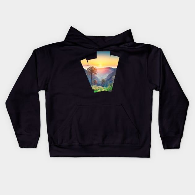 Beautiful landscape Ready for new adventure Wanderlust holidays vacation Kids Hoodie by BoogieCreates